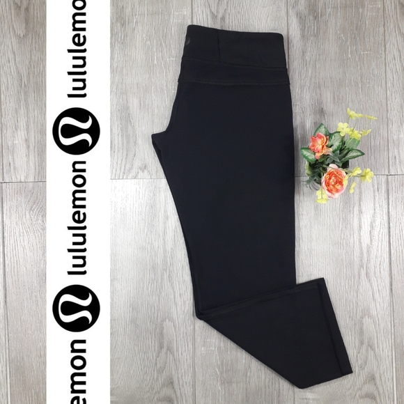 Lululemon | Black Power Up Cropped straight leg leggings - Picture 2 of 14